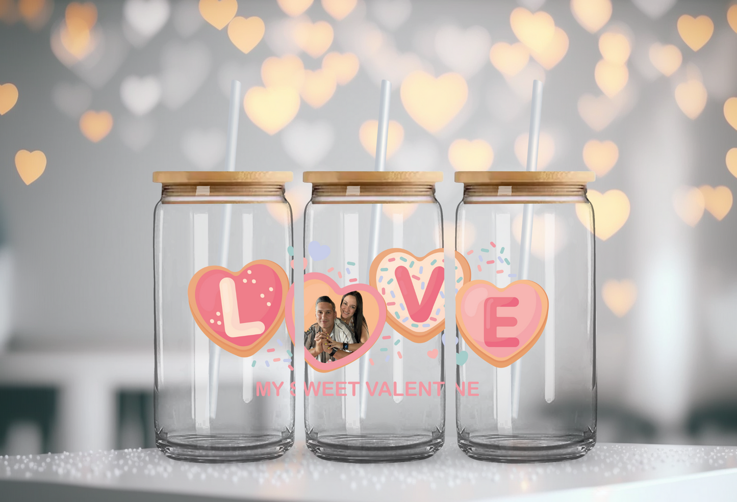 Custom | My Sweet Valentine | Glass Cup