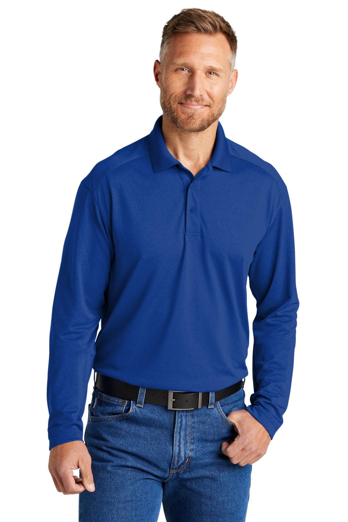 CornerStone ® Select Lightweight Snag-Proof Long Sleeve Polo CS418LS