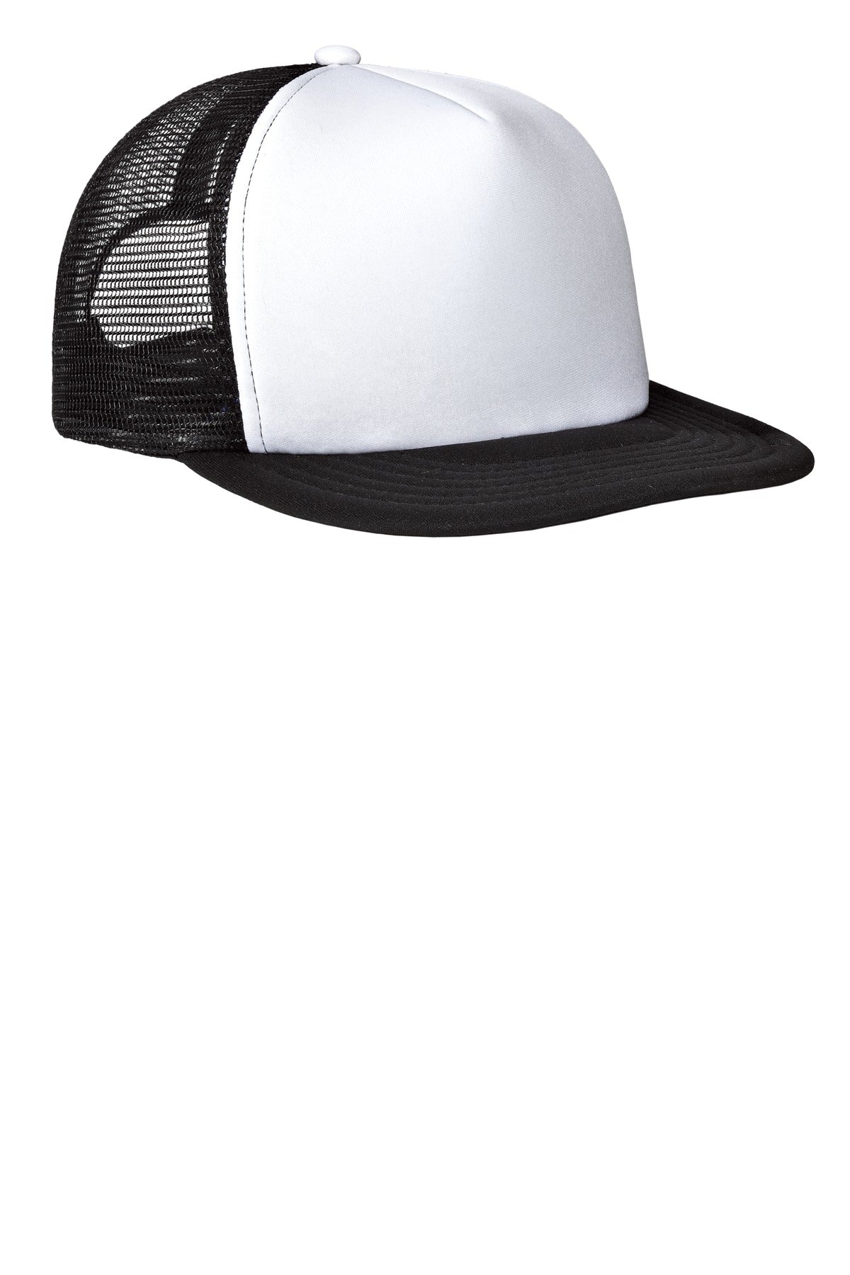 District ® Flat Bill Snapback Trucker Cap. DT624