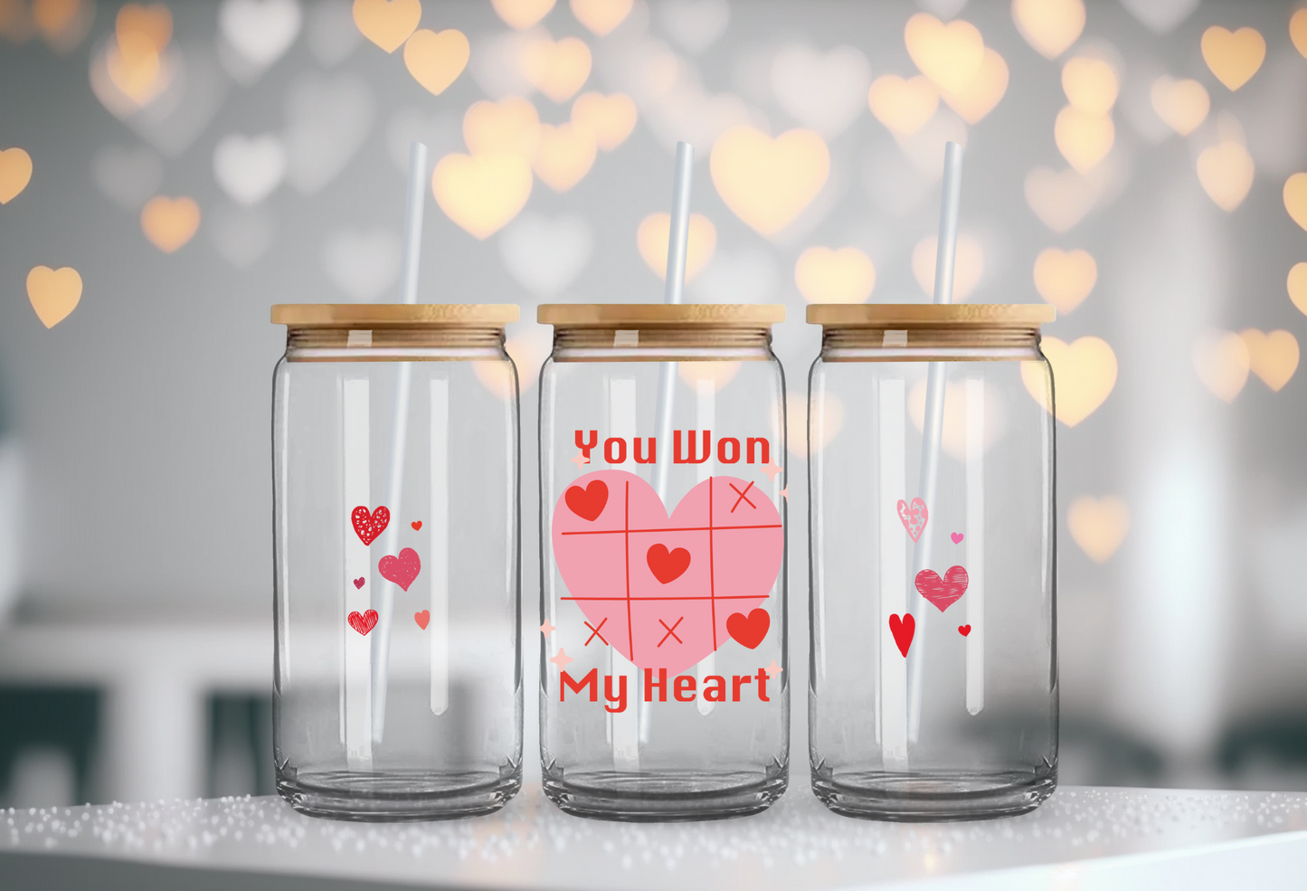 You Won My Heart | Glass Cup