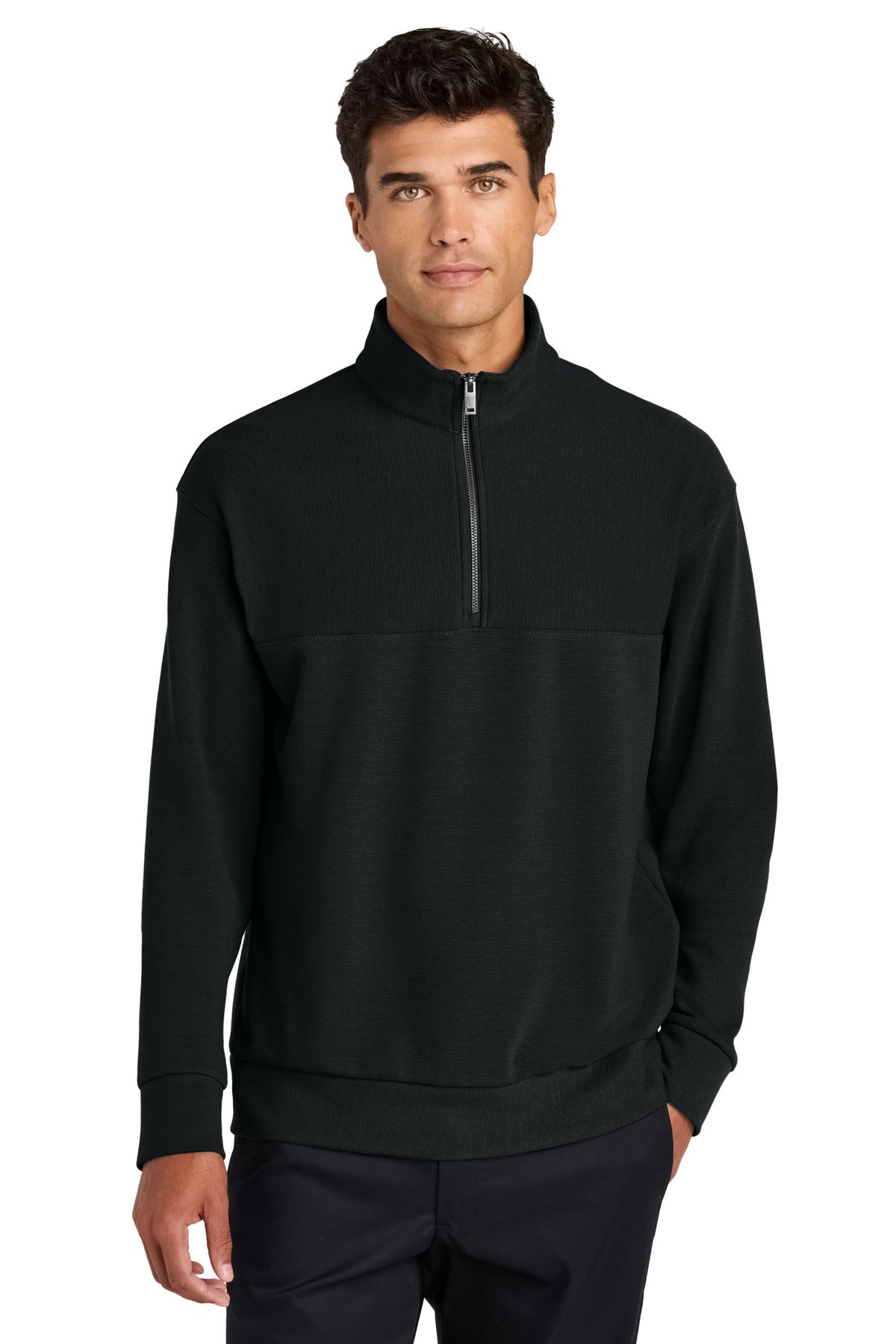 Mercer+Mettle ® Linear Texture 1/4-Zip MM3040