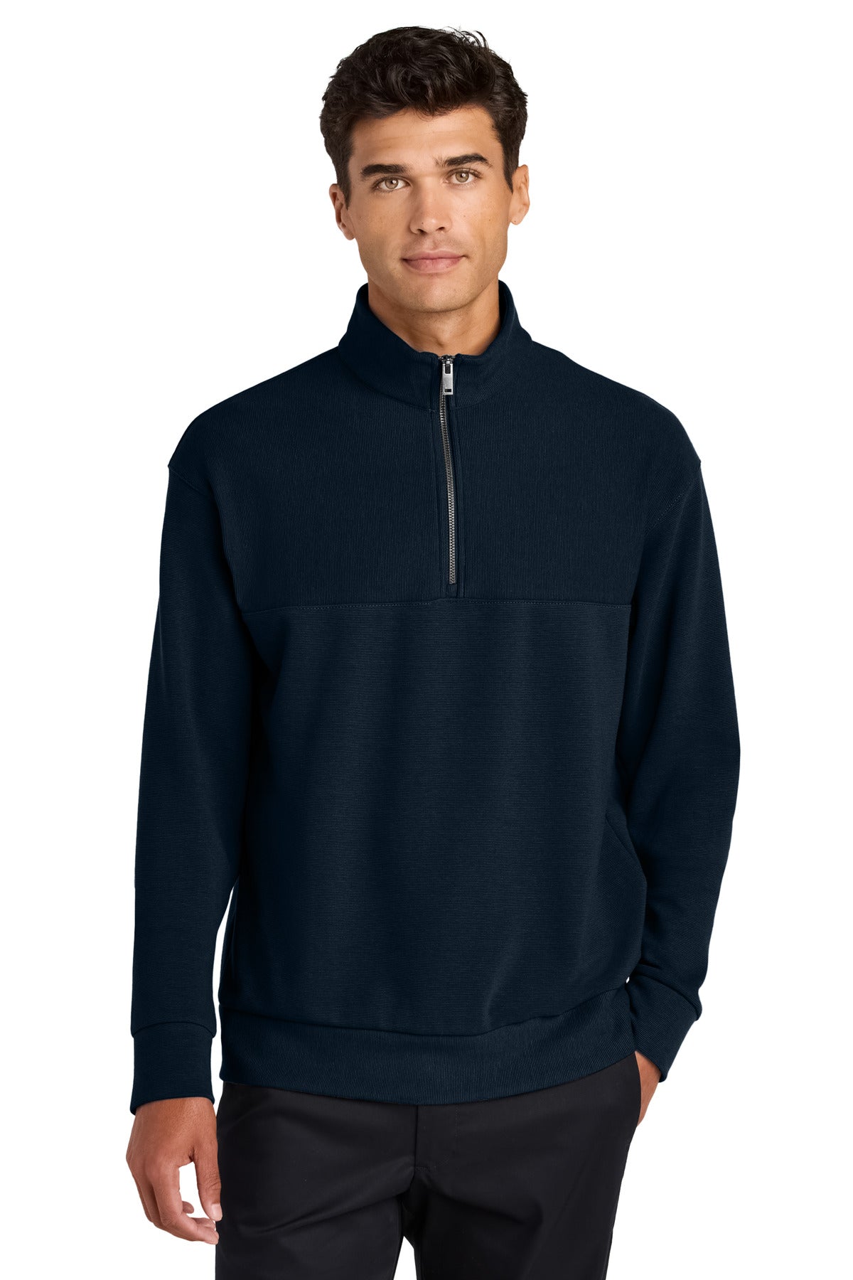 Mercer+Mettle ® Linear Texture 1/4-Zip MM3040