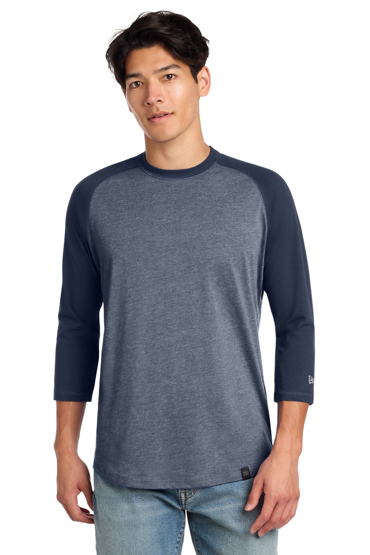 New Era ® Heritage Blend 3/4-Sleeve Baseball Raglan Tee. NEA104