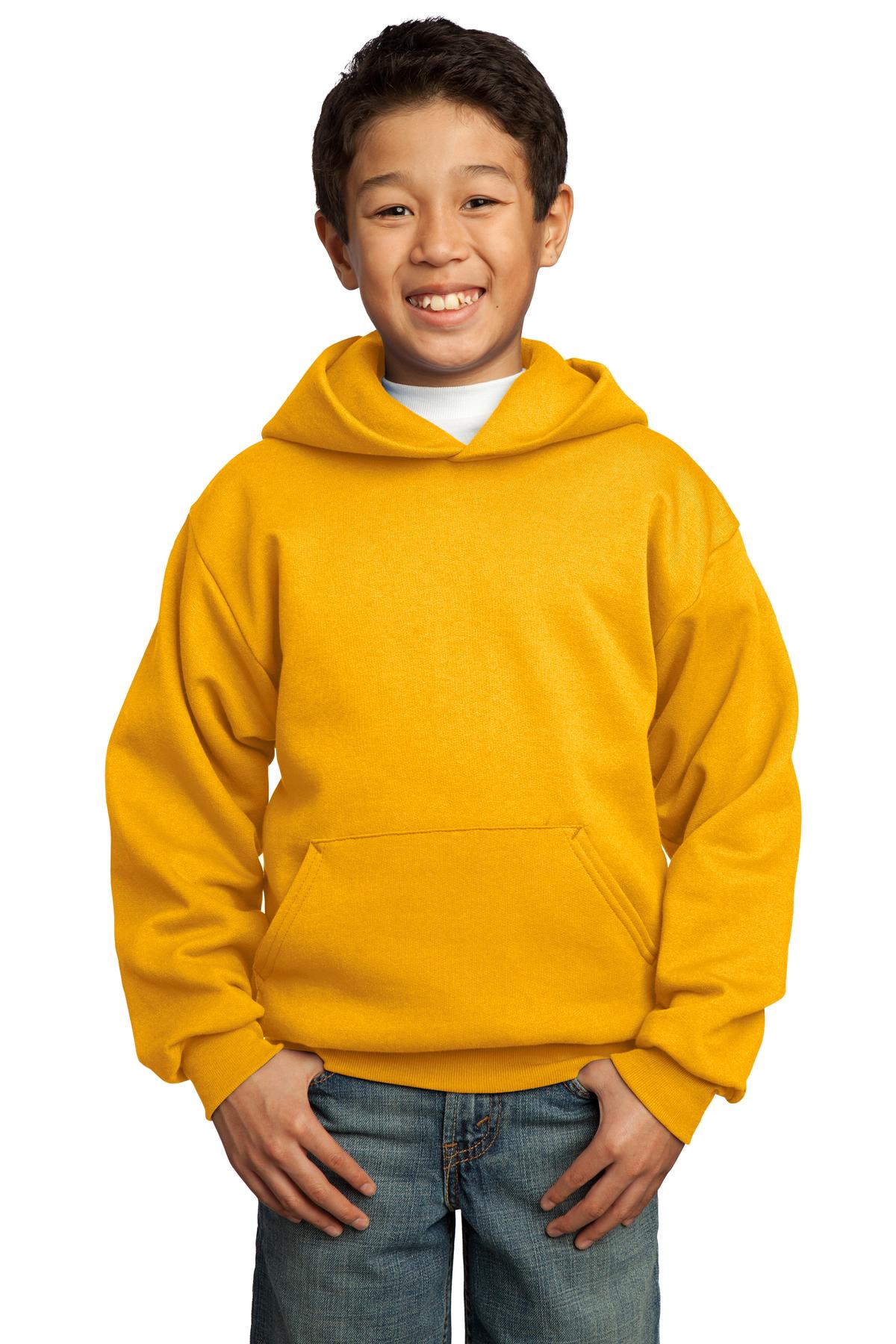 Port & Co ™ Youth Core Fleece Pullover Hooded Sweatshirt. PC90YH