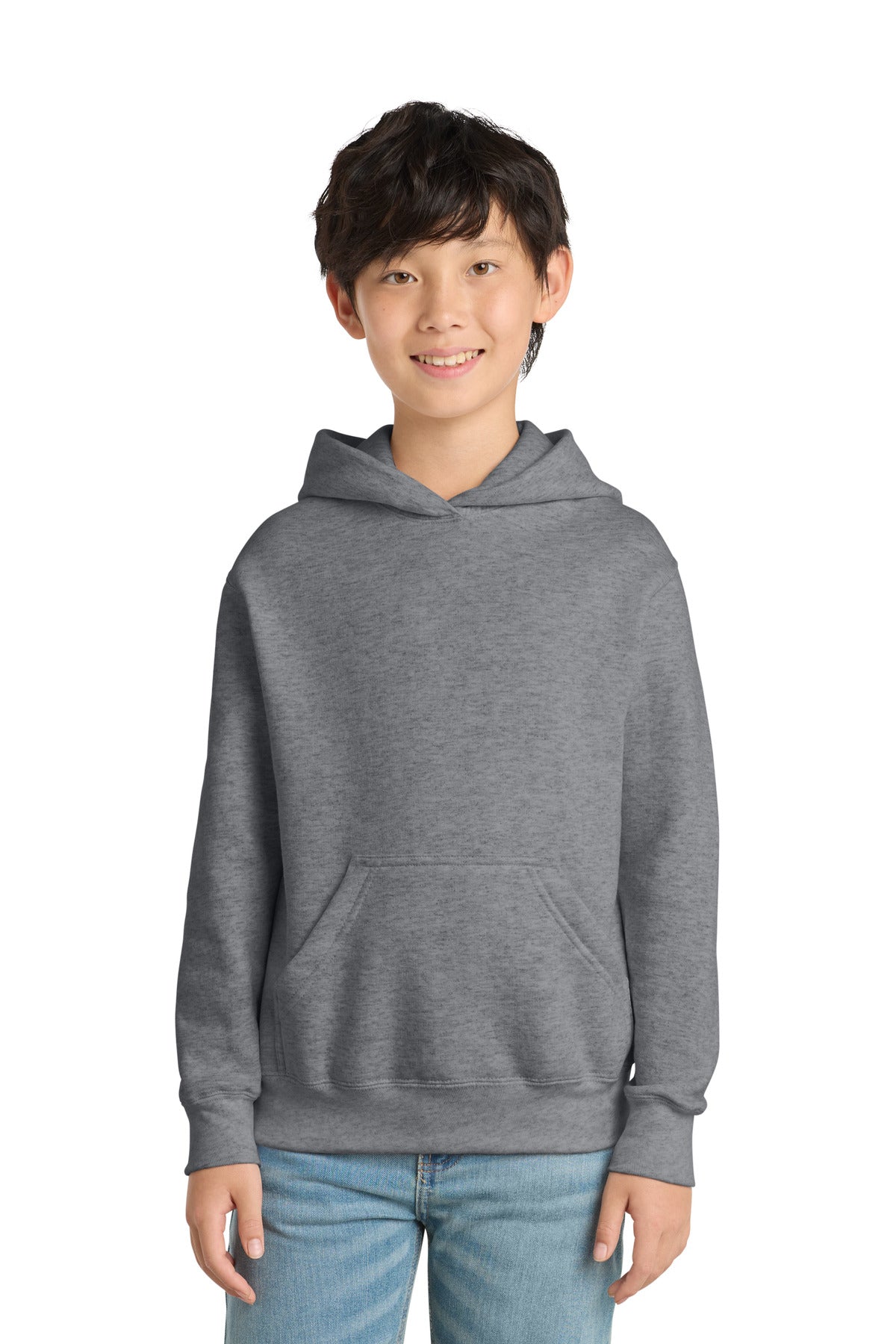 Port & Co ™  Youth Core Fleece Pullover Hooded Sweatshirt.  PC90YH