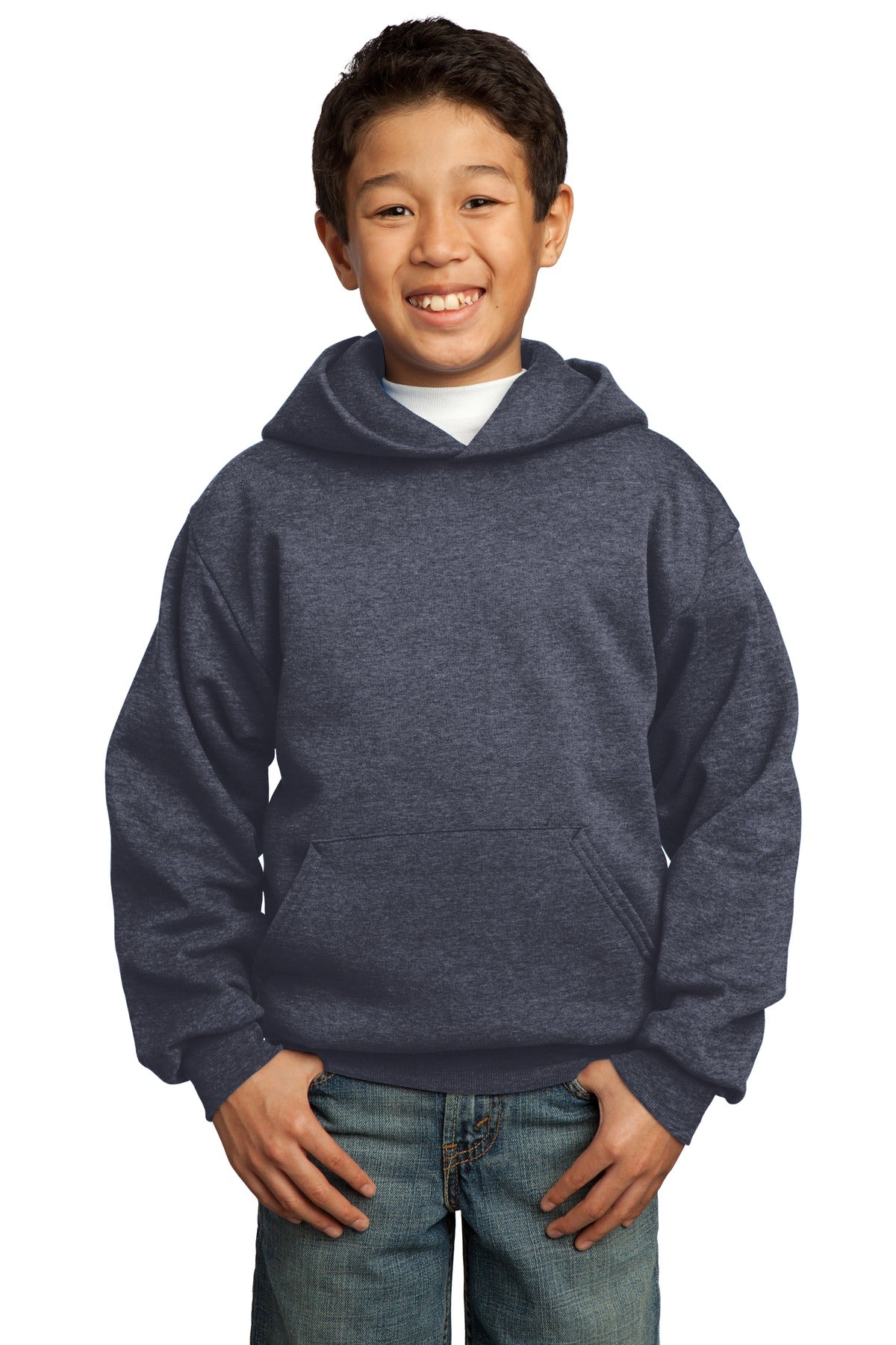 Port & Co ™ Youth Core Fleece Pullover Hooded Sweatshirt. PC90YH