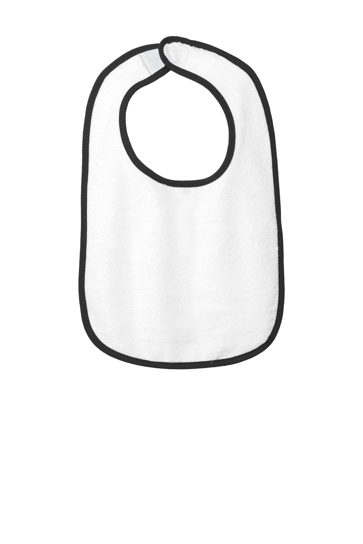 Rabbit Skins ™ Infant Contrast Trim Terry Bib. RS1003