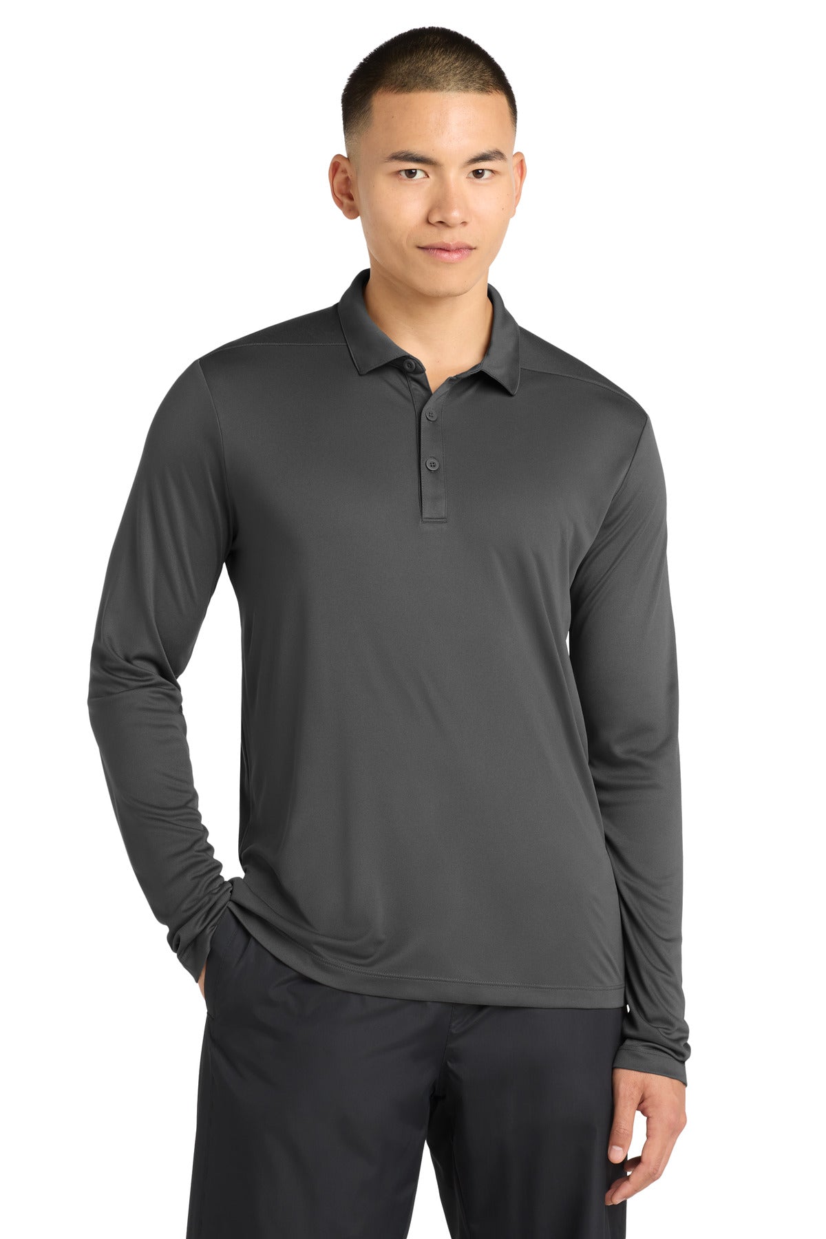 Sport-Tek ® Posi-UV ® Pro Long Sleeve Polo. ST520LS