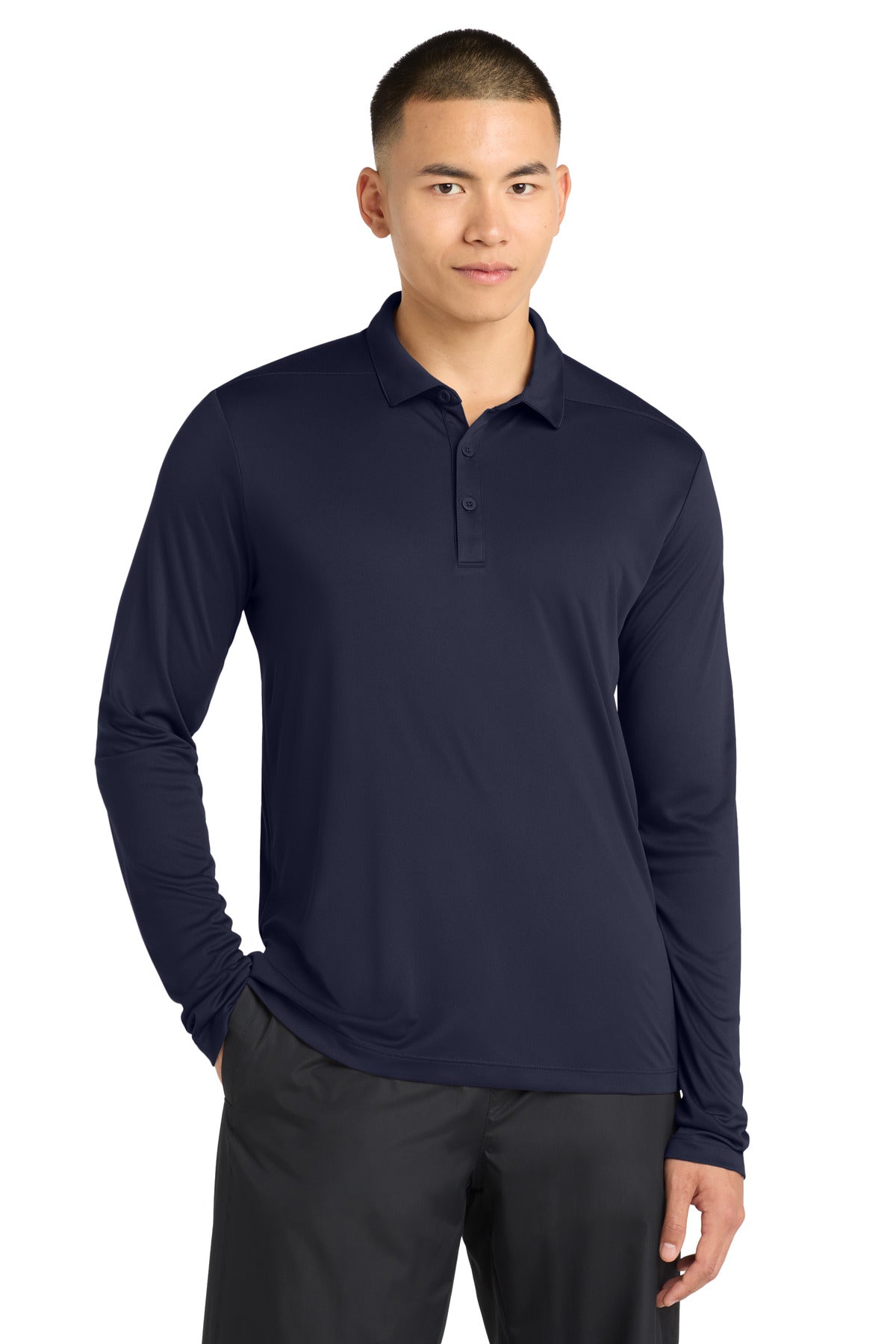 Sport-Tek ® Posi-UV ® Pro Long Sleeve Polo. ST520LS