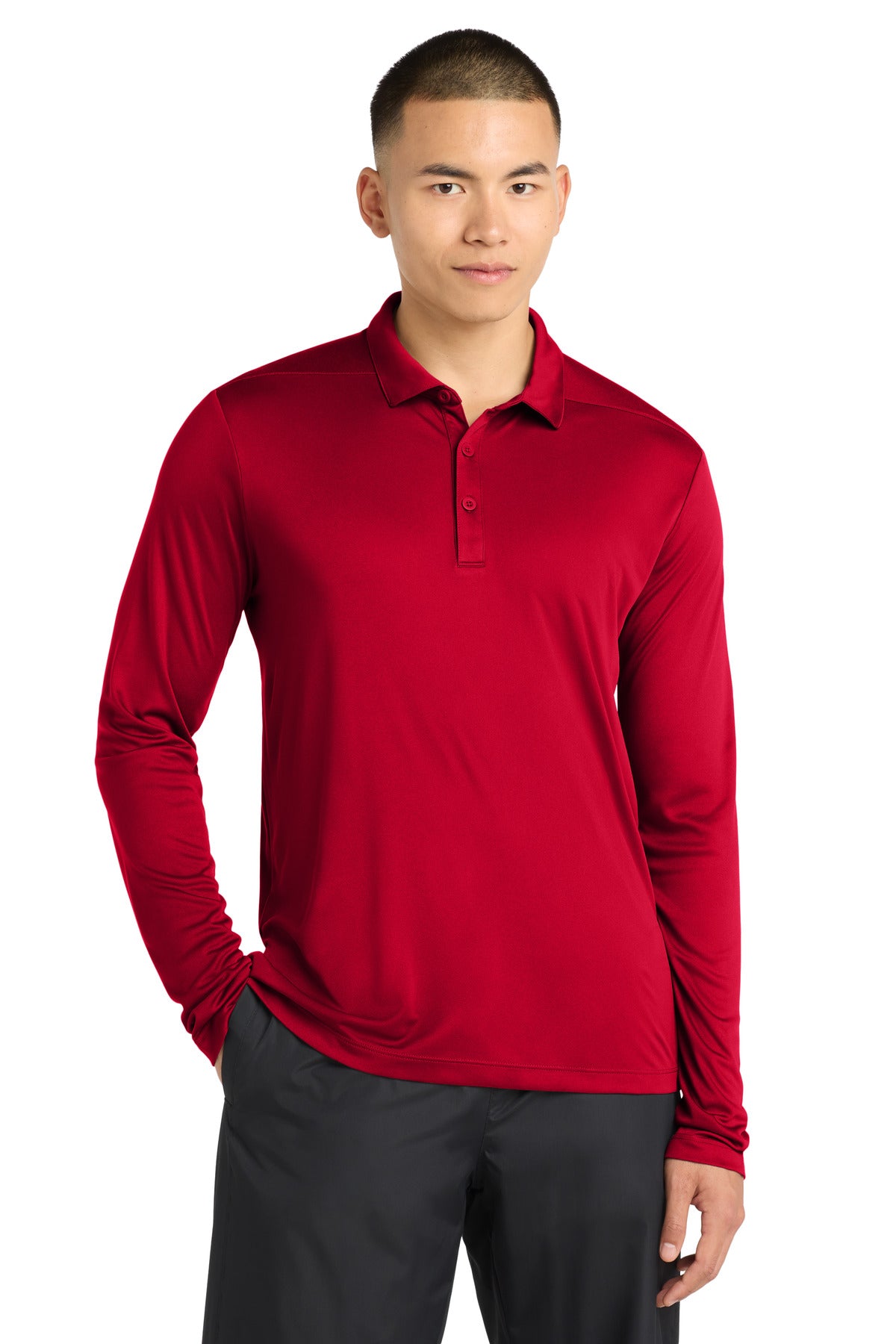 Sport-Tek ® Posi-UV ® Pro Long Sleeve Polo. ST520LS