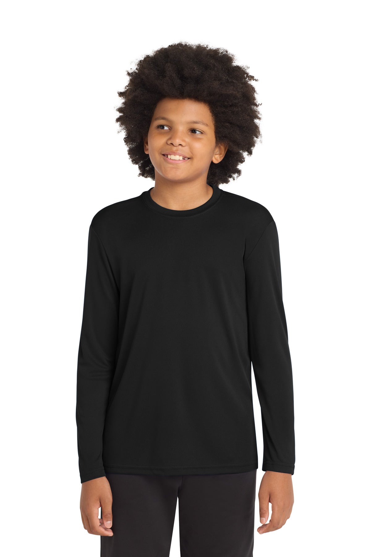 Sport-Tek ® Youth Long Sleeve PosiCharge ® Competitor™ Tee. YST350LS