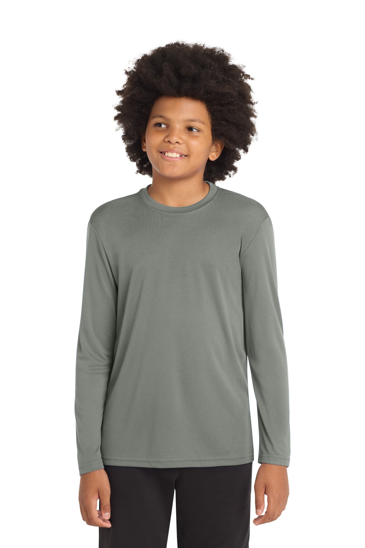 Sport-Tek ® Youth Long Sleeve PosiCharge ® Competitor™ Tee. YST350LS