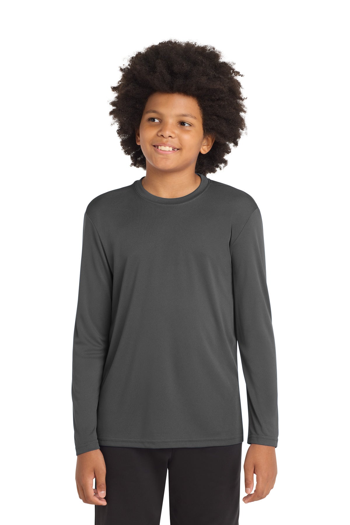 Sport-Tek ® Youth Long Sleeve PosiCharge ® Competitor™ Tee. YST350LS