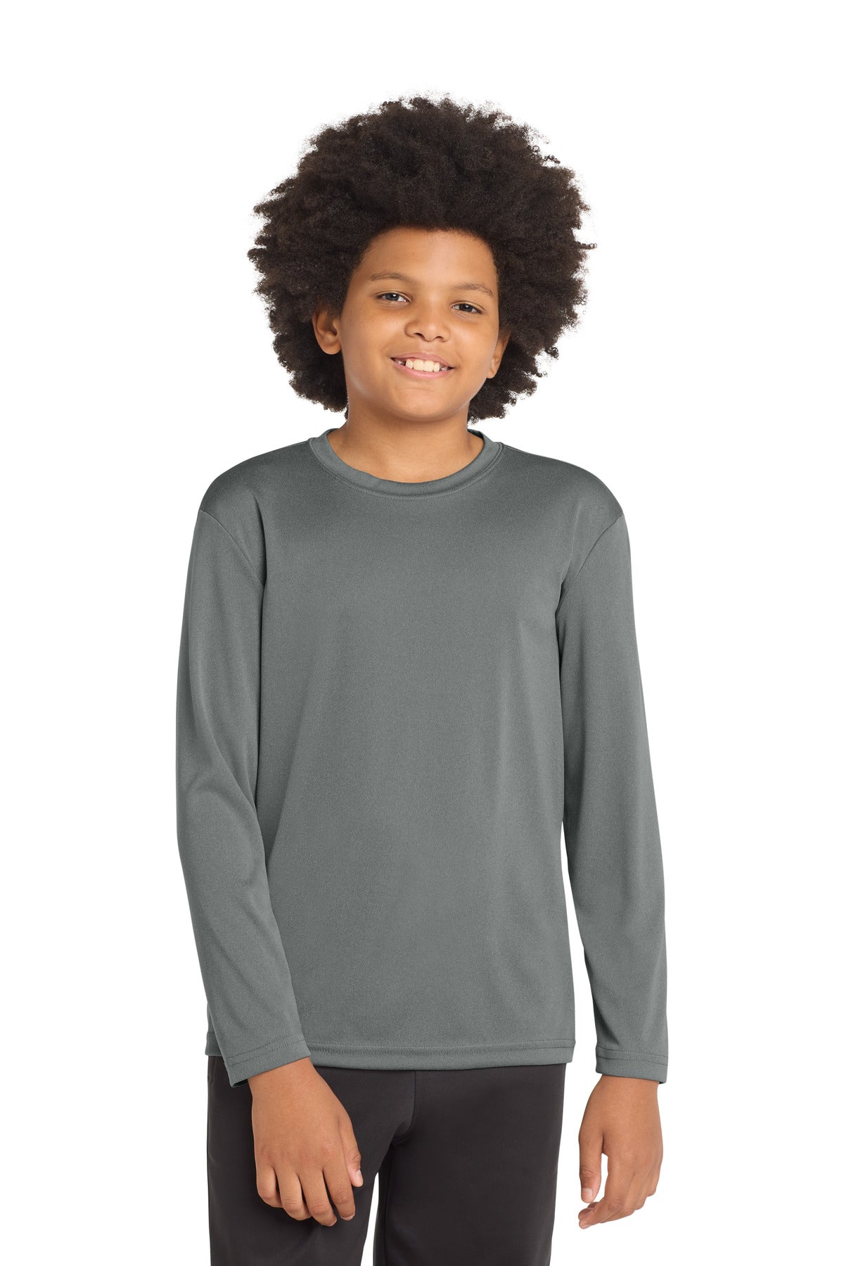 Sport-Tek ® Youth Long Sleeve PosiCharge ® Competitor™ Tee. YST350LS