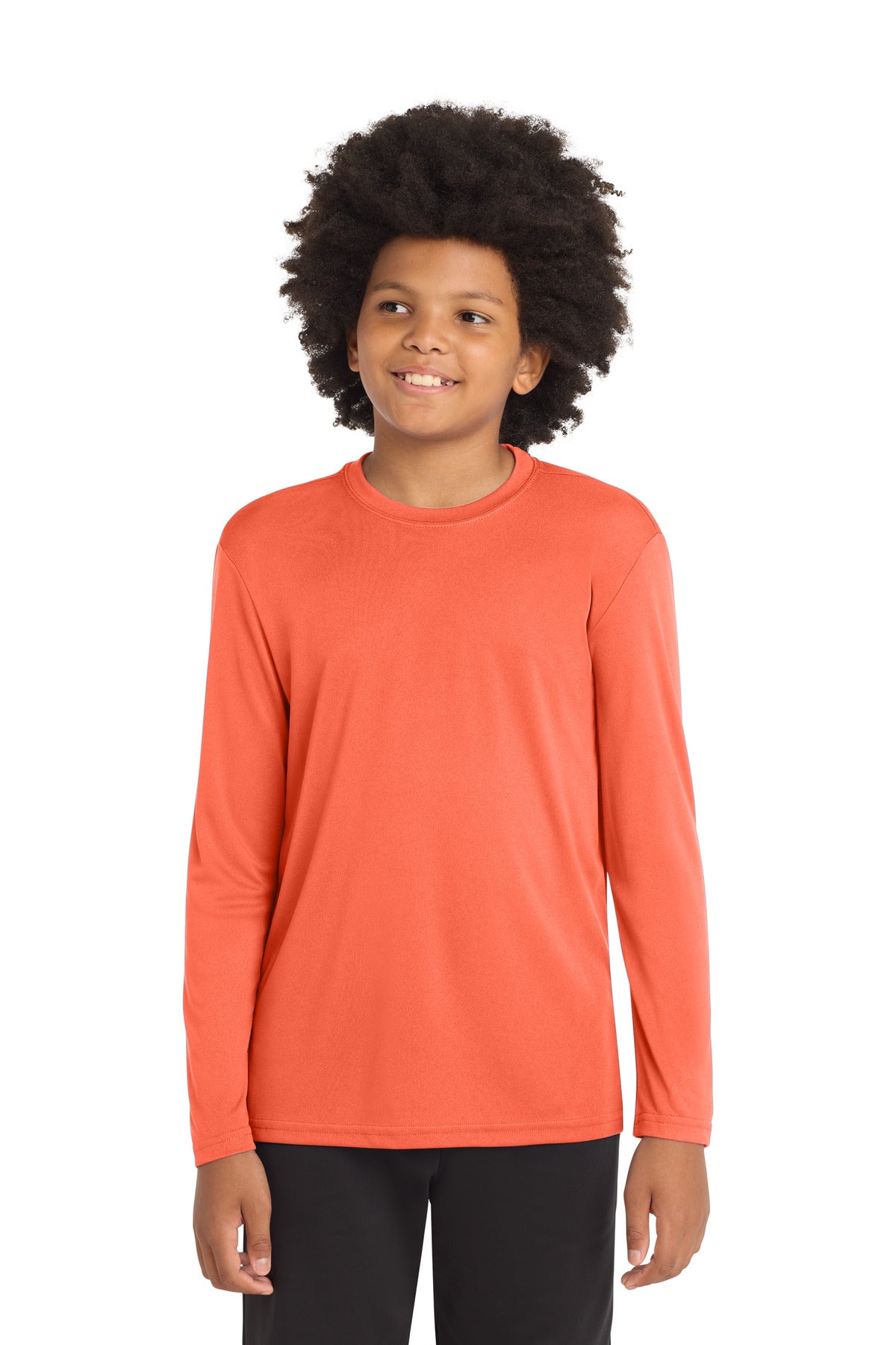 Sport-Tek ® Youth Long Sleeve PosiCharge ® Competitor™ Tee. YST350LS