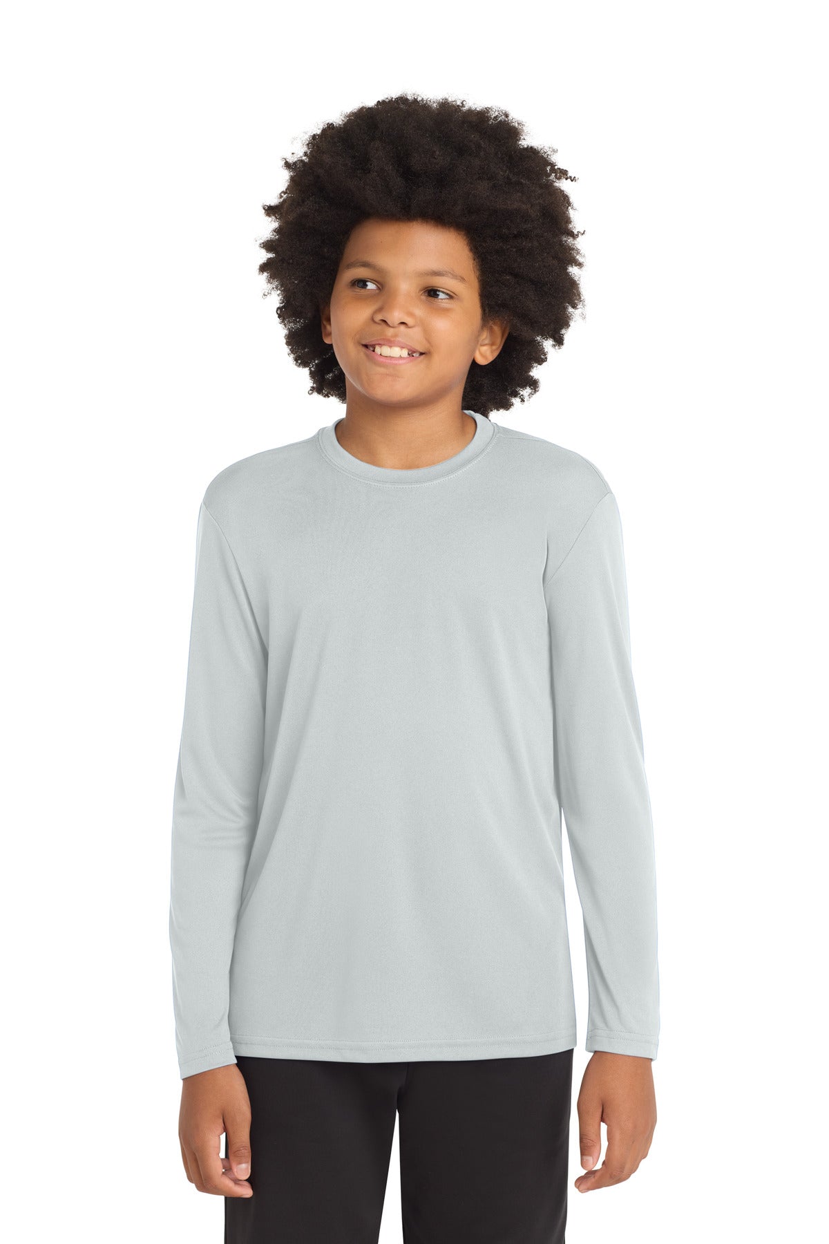 Sport-Tek ® Youth Long Sleeve PosiCharge ® Competitor™ Tee. YST350LS