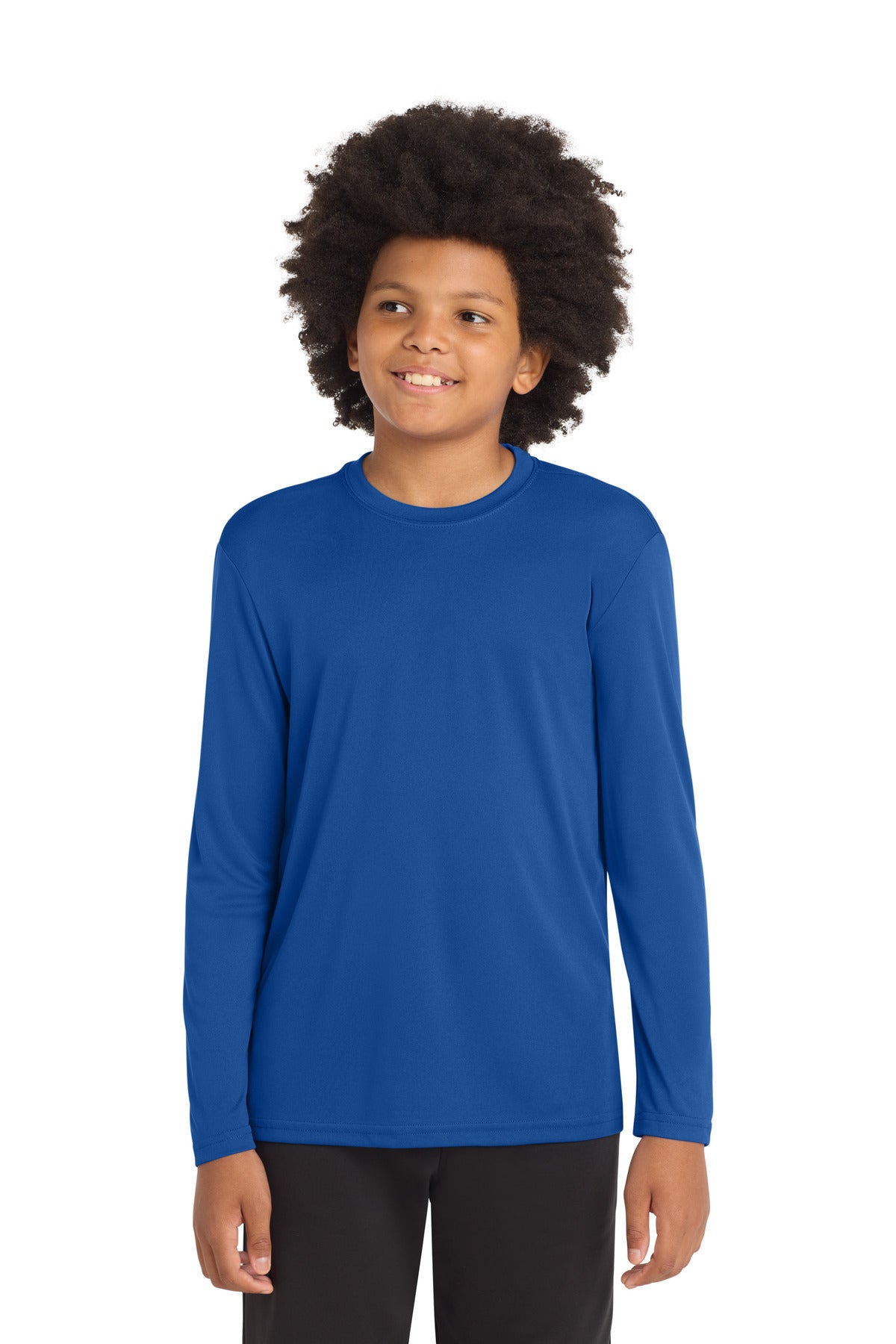 Sport-Tek ® Youth Long Sleeve PosiCharge ® Competitor™ Tee. YST350LS