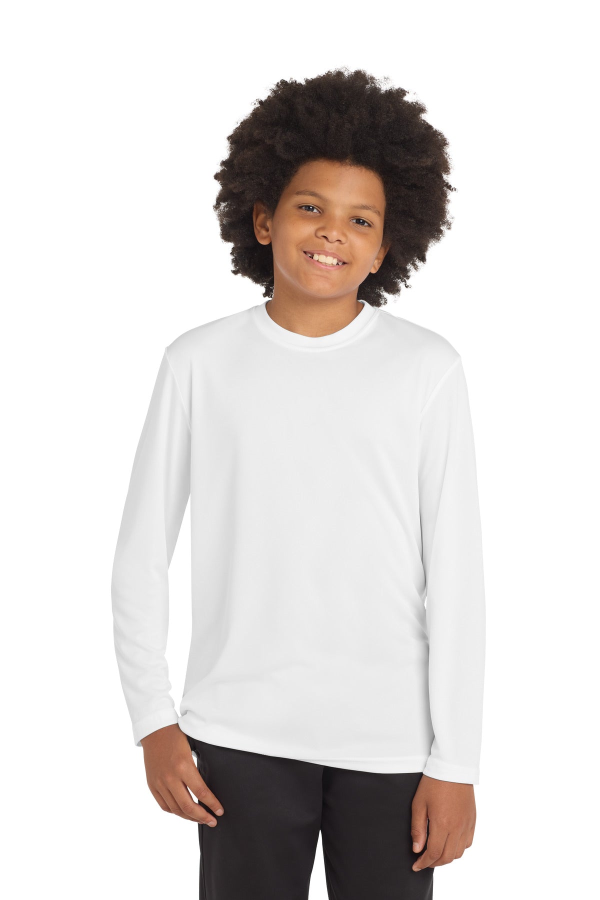 Sport-Tek ® Youth Long Sleeve PosiCharge ® Competitor™ Tee. YST350LS