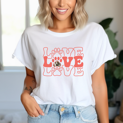 Custom Paws Love T-Shirt