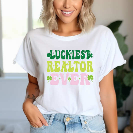 Luckiest Realtor T-Shirt