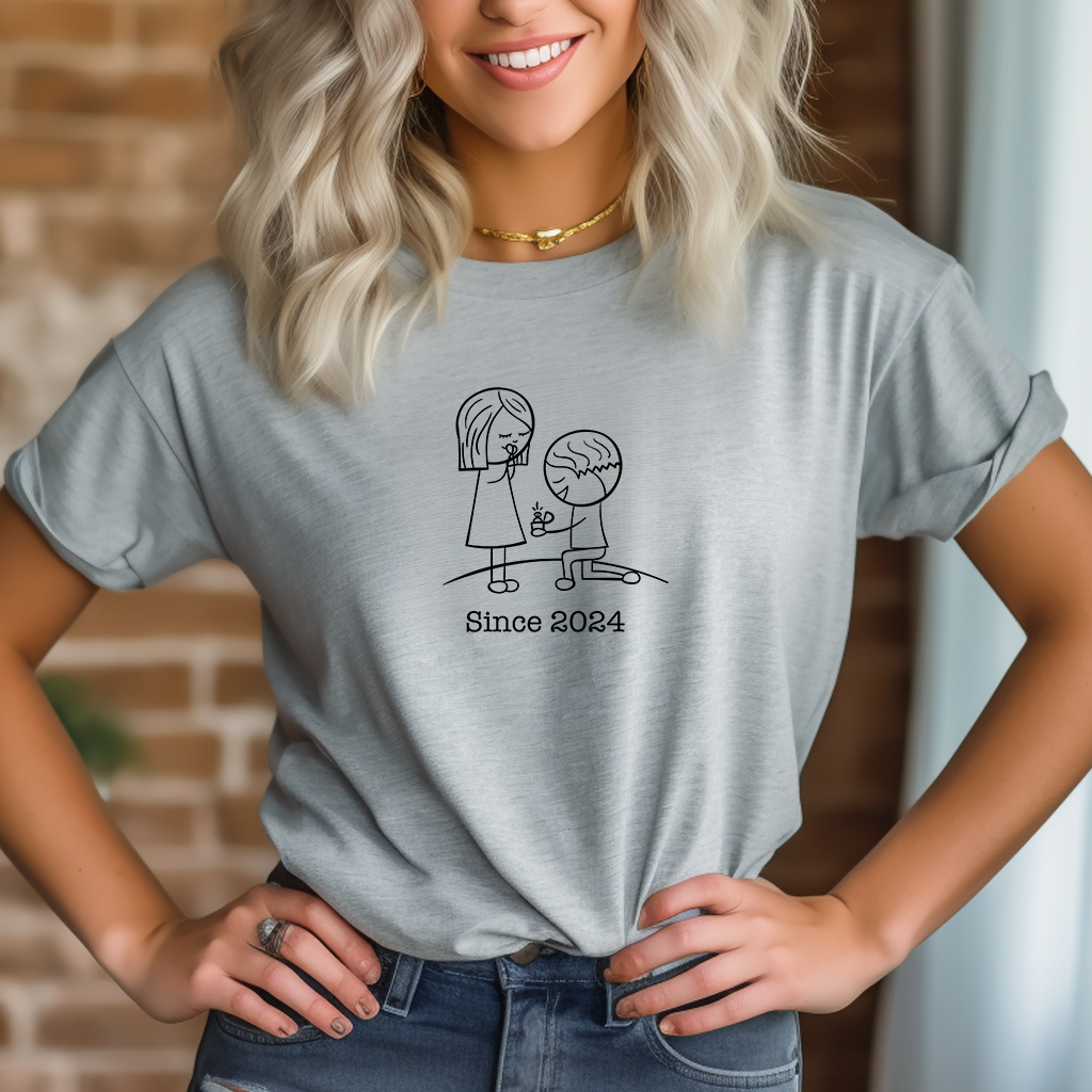 Custom | Marriage Proposal Date T-Shirt