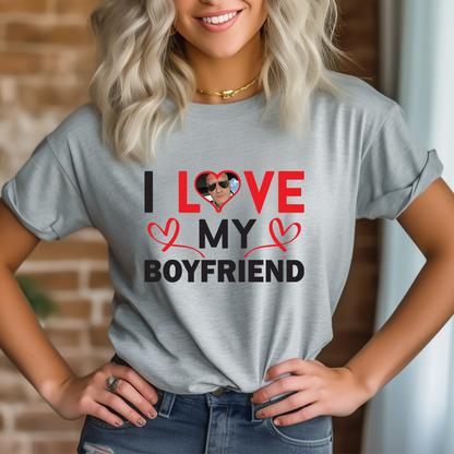 Custom | I Love My Boyfriend T-Shirt