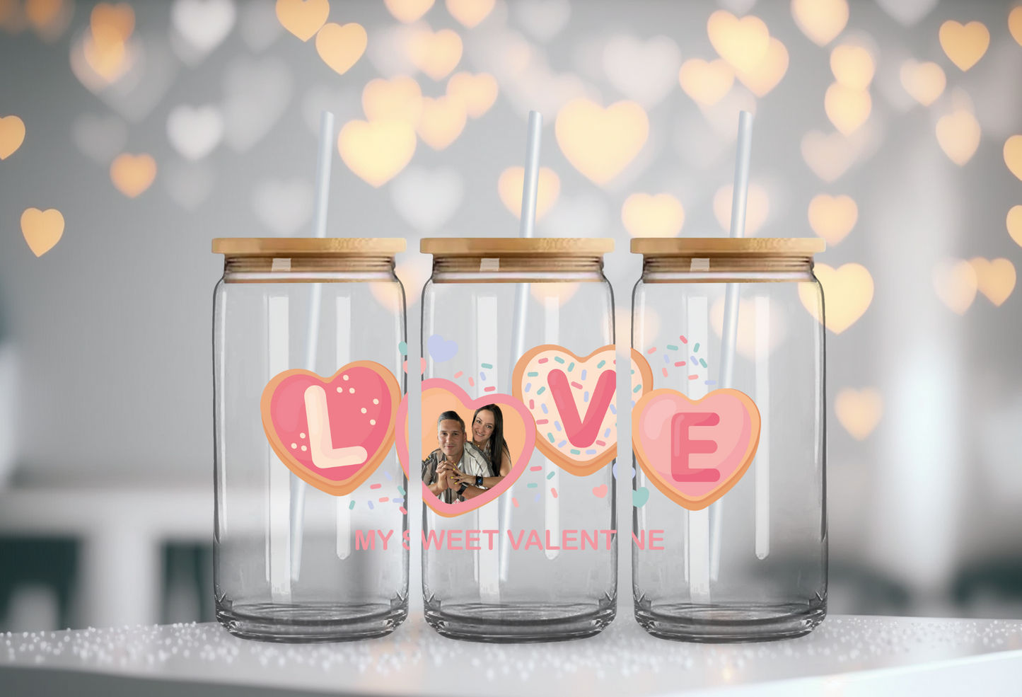 Custom | My Sweet Valentine |  Glass Cup