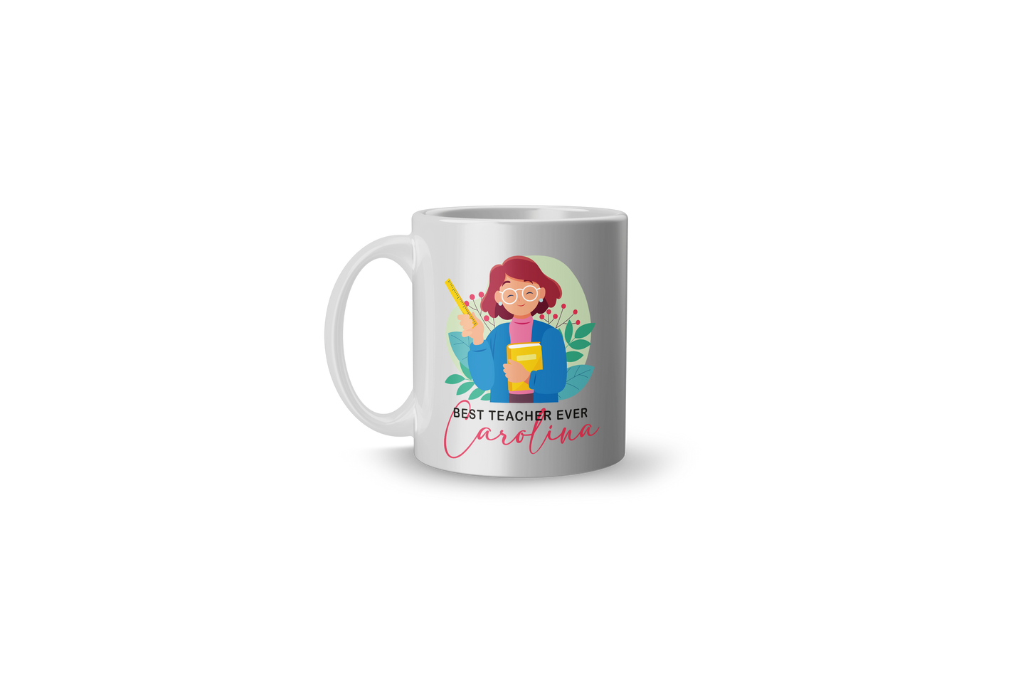 CUSTOM Name Best Teacher Mugs