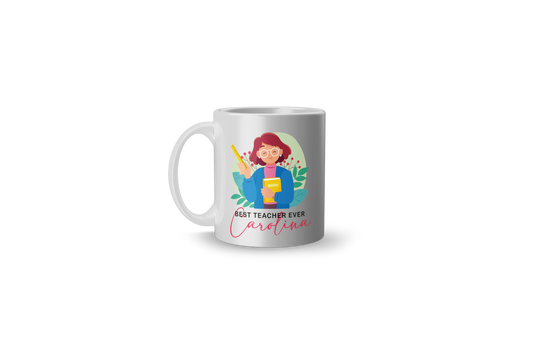 CUSTOM Name Best Teacher Mugs