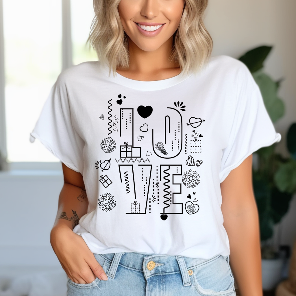 Abstract Love T-Shirt