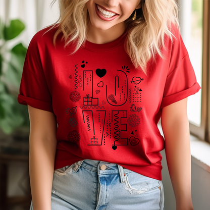 Abstract Love T-Shirt