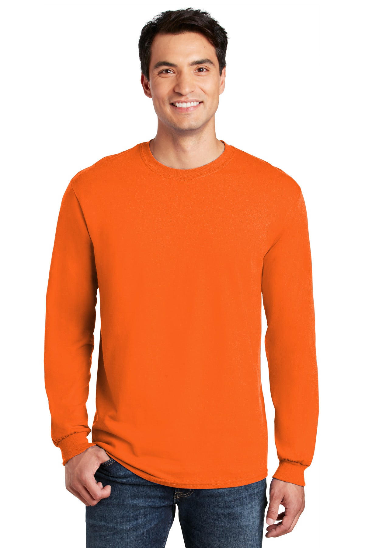 Gildan ®  - Heavy Cotton ™  100% Cotton Long Sleeve T-Shirt.  5400