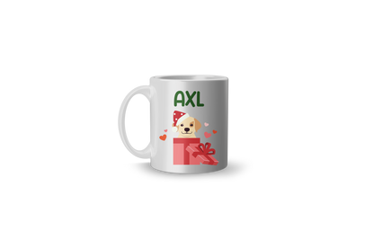 Custom Dog Christmas Cup