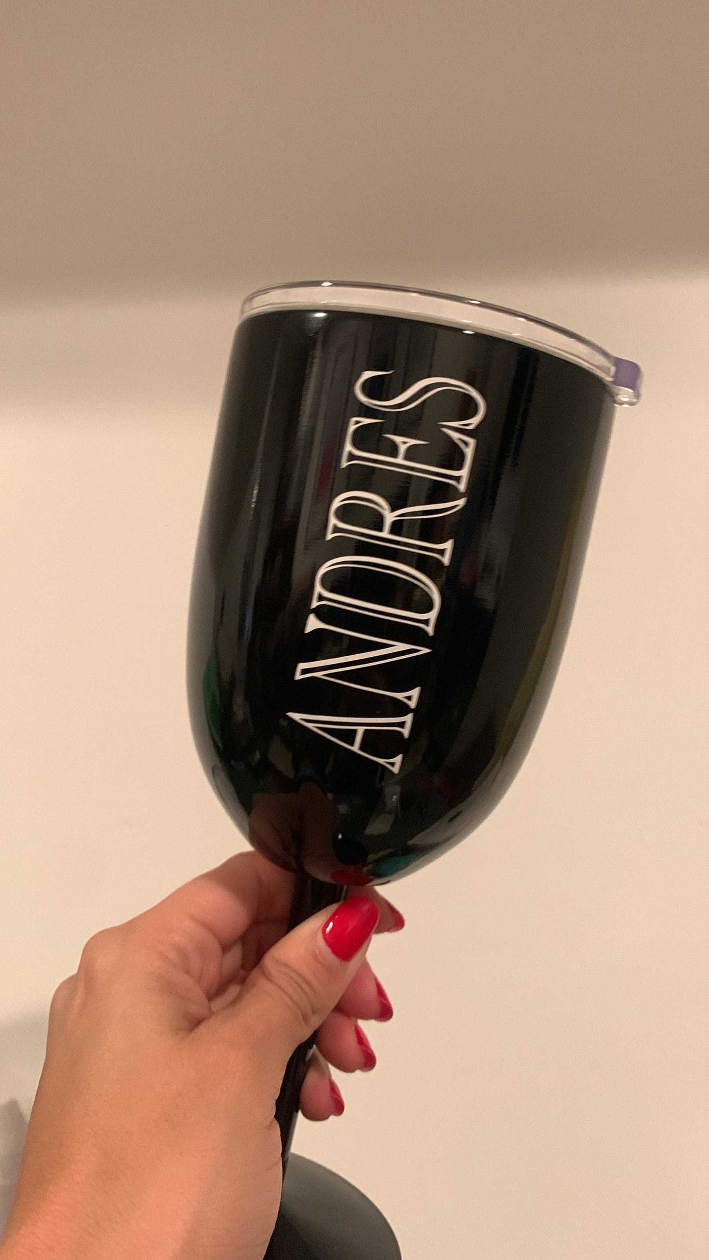 Wine Glasses Tumbler Cups / CUSTOM Name