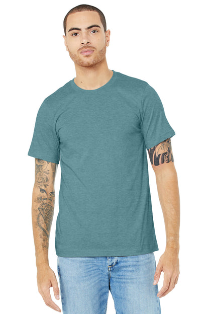 BELLA+CANVAS  ®  Unisex Heather CVC Short Sleeve Tee. BC3001CVC