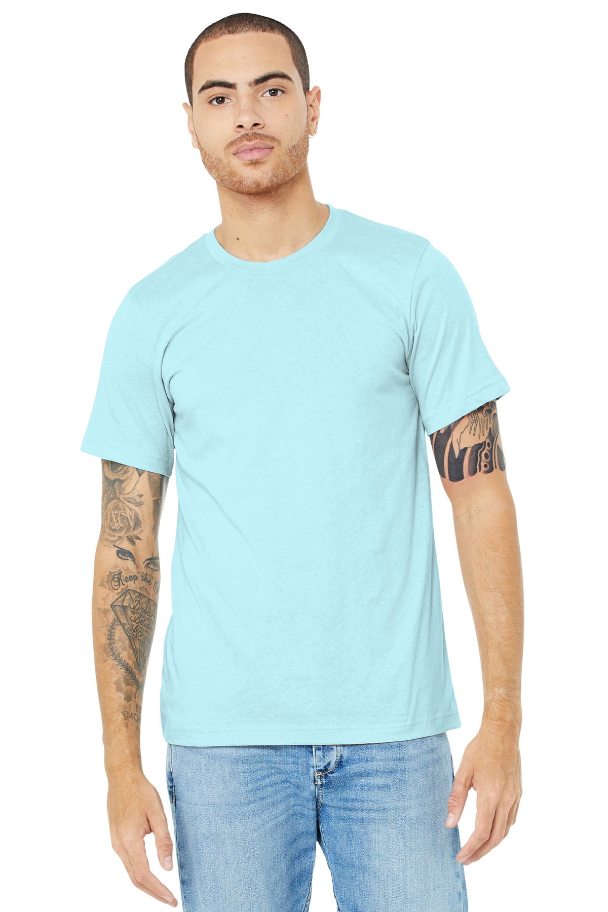 BELLA+CANVAS  ®  Unisex Heather CVC Short Sleeve Tee. BC3001CVC