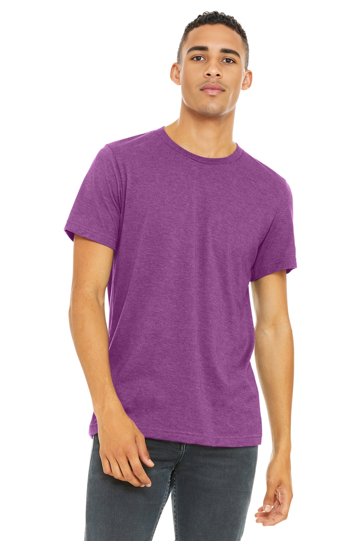 BELLA+CANVAS  ®  Unisex Heather CVC Short Sleeve Tee. BC3001CVC