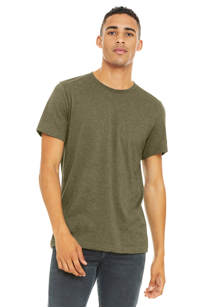 BELLA+CANVAS  ®  Unisex Heather CVC Short Sleeve Tee. BC3001CVC