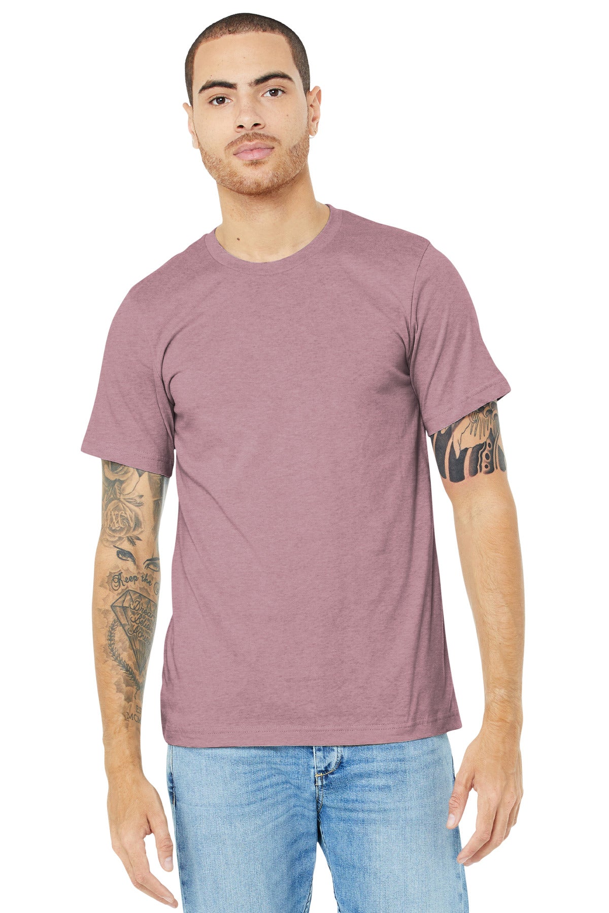 BELLA+CANVAS  ®  Unisex Heather CVC Short Sleeve Tee. BC3001CVC