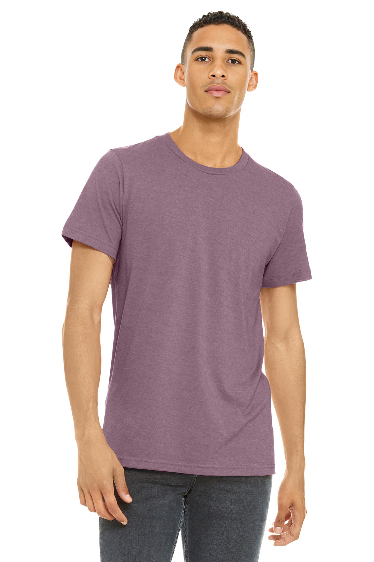 BELLA+CANVAS  ®  Unisex Heather CVC Short Sleeve Tee. BC3001CVC