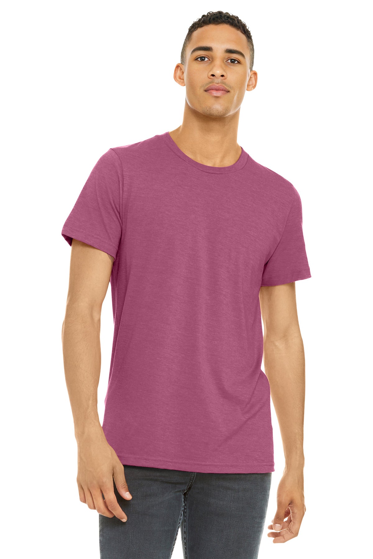 BELLA+CANVAS  ®  Unisex Heather CVC Short Sleeve Tee. BC3001CVC
