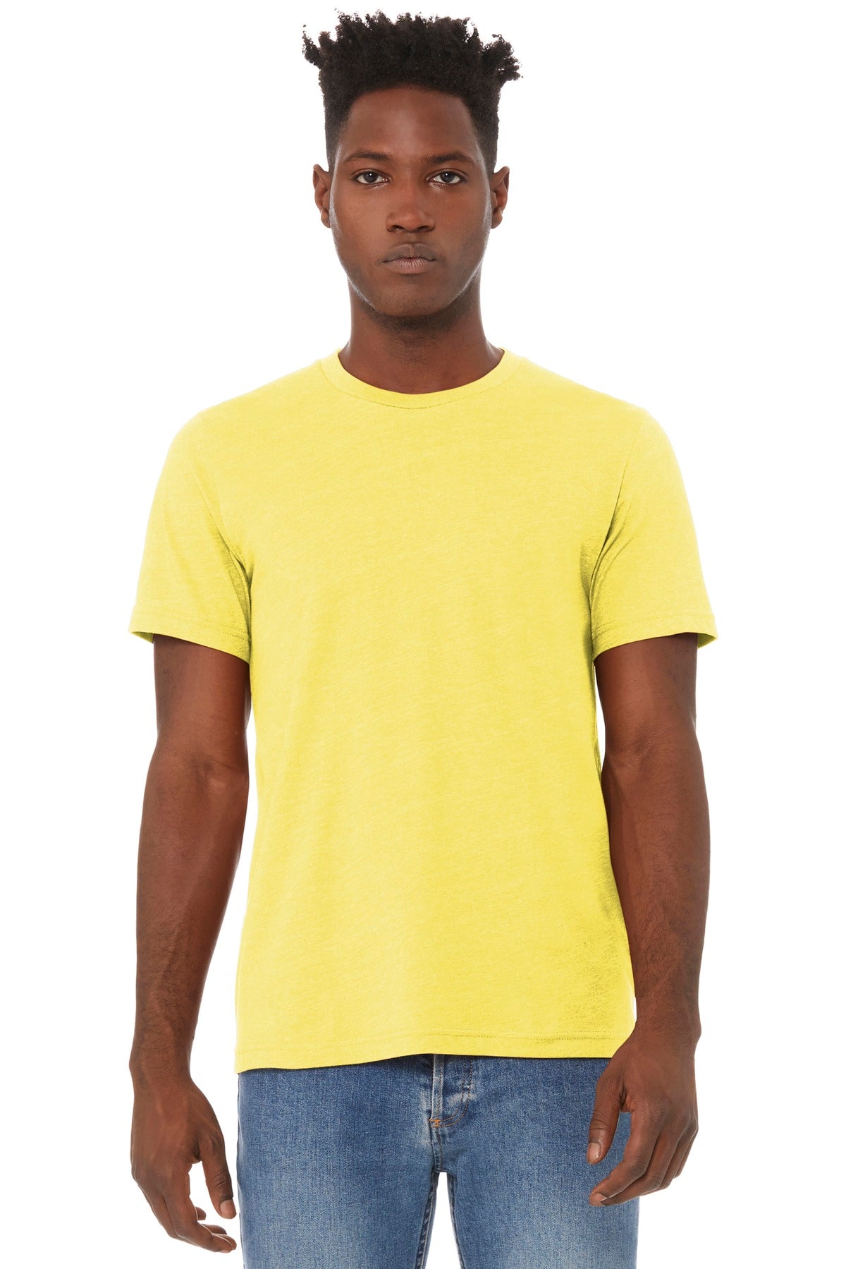 BELLA+CANVAS  ®  Unisex Heather CVC Short Sleeve Tee. BC3001CVC