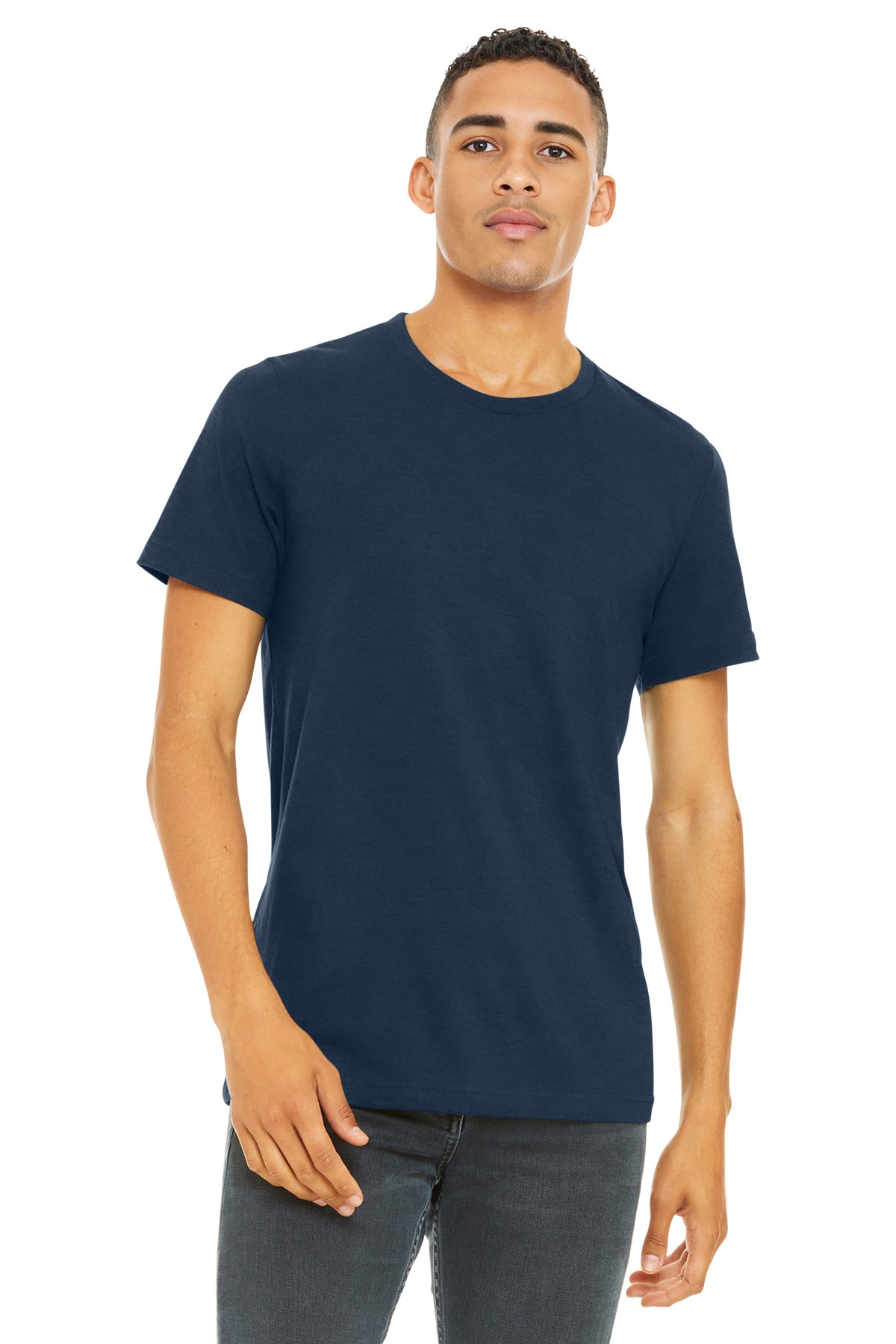 BELLA+CANVAS  ®  Unisex Heather CVC Short Sleeve Tee. BC3001CVC