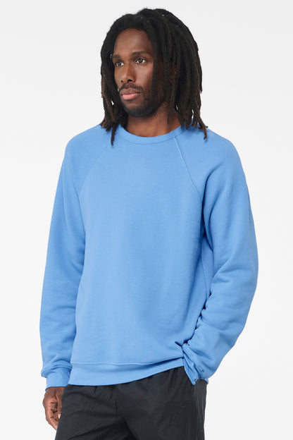 BELLA+CANVAS  ®  Unisex Sponge Fleece Raglan Sweatshirt. BC3901