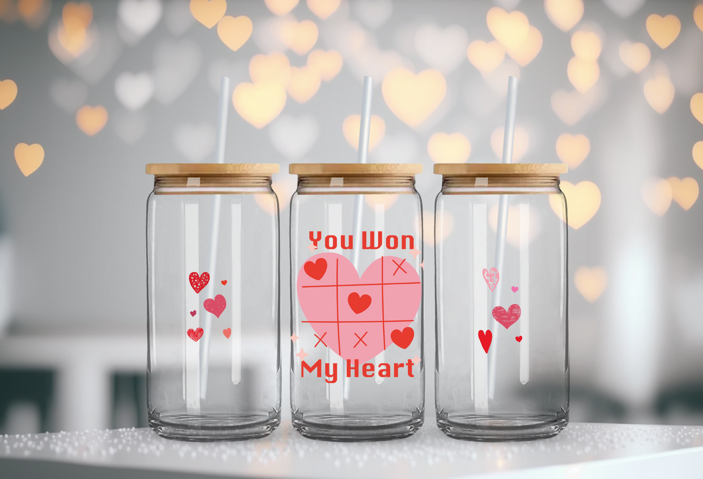 You Won My Heart |  Glass Cup