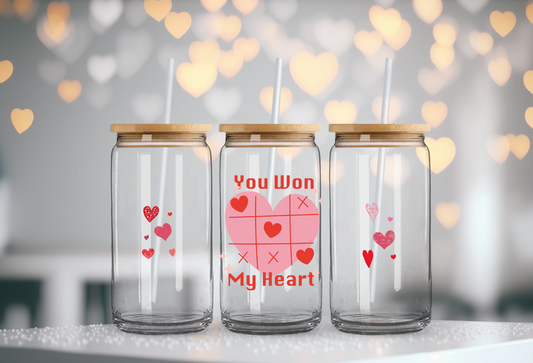 You Won My Heart |  Glass Cup