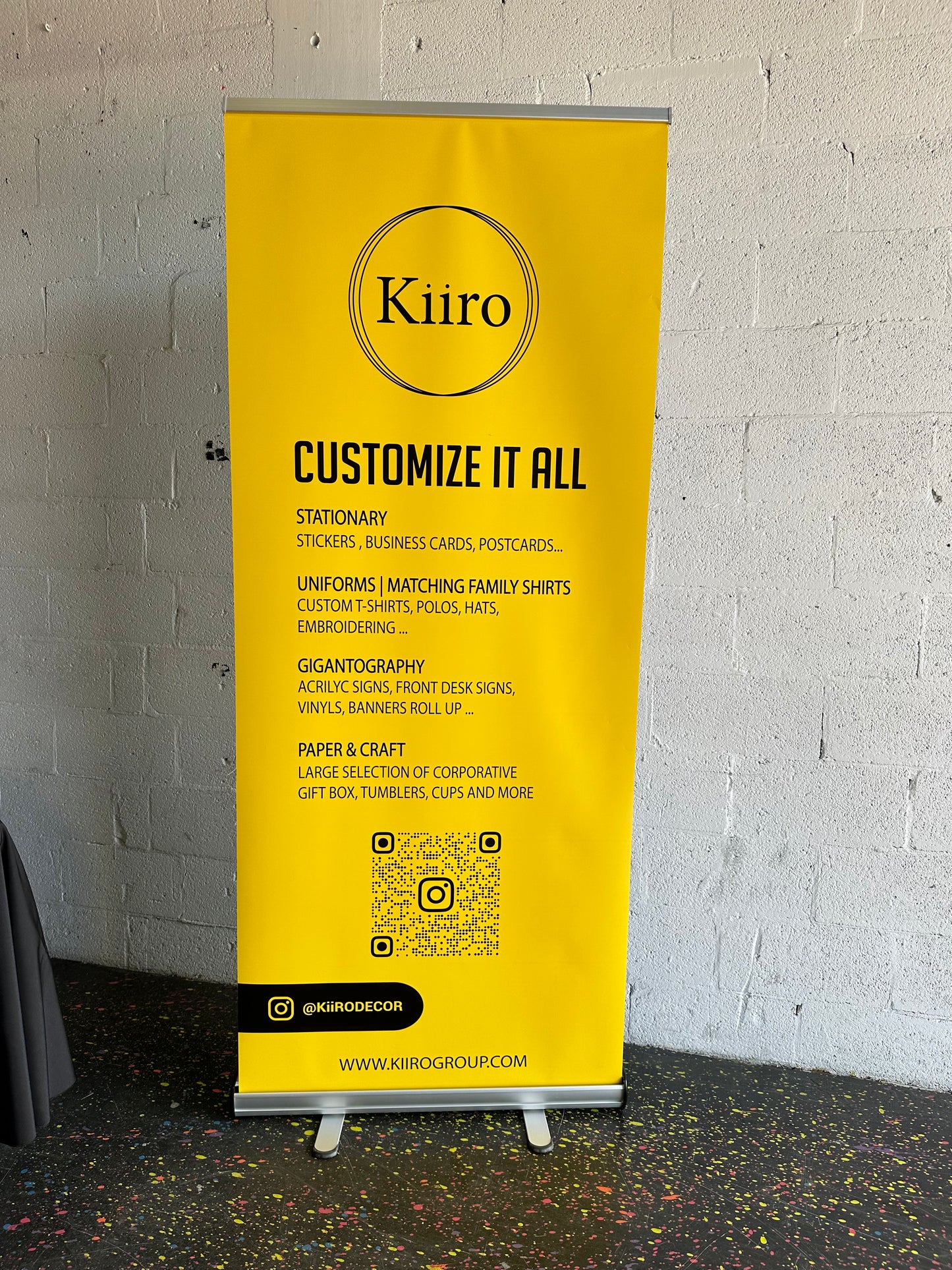 Banner Roll Up | Kiiro Group