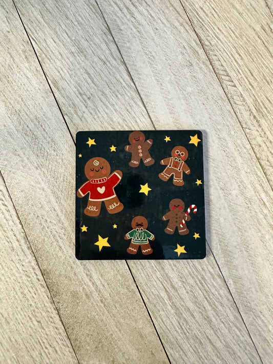 Christmas Gingerbread Coasters