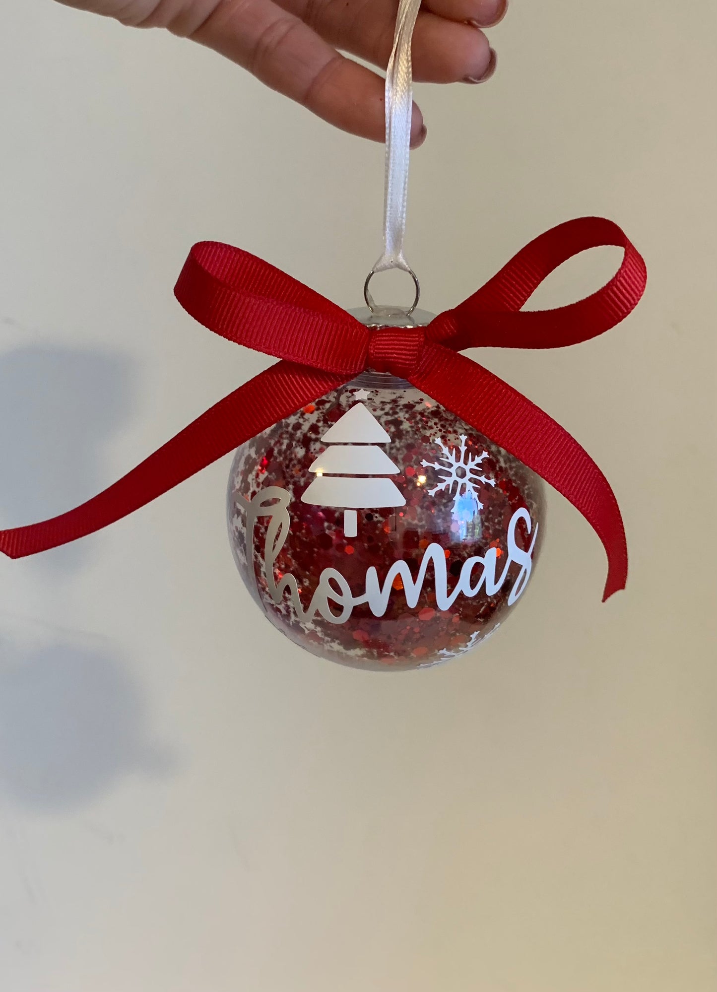 Customized Ball Ornament Transparent