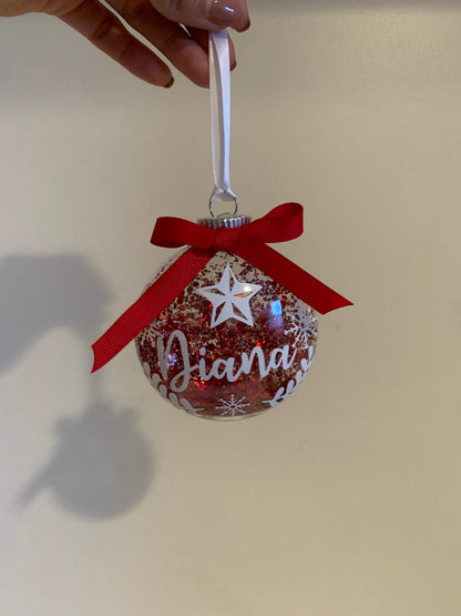 Customized Ball Ornament Transparent